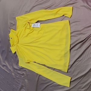 Yellow cold shoulder